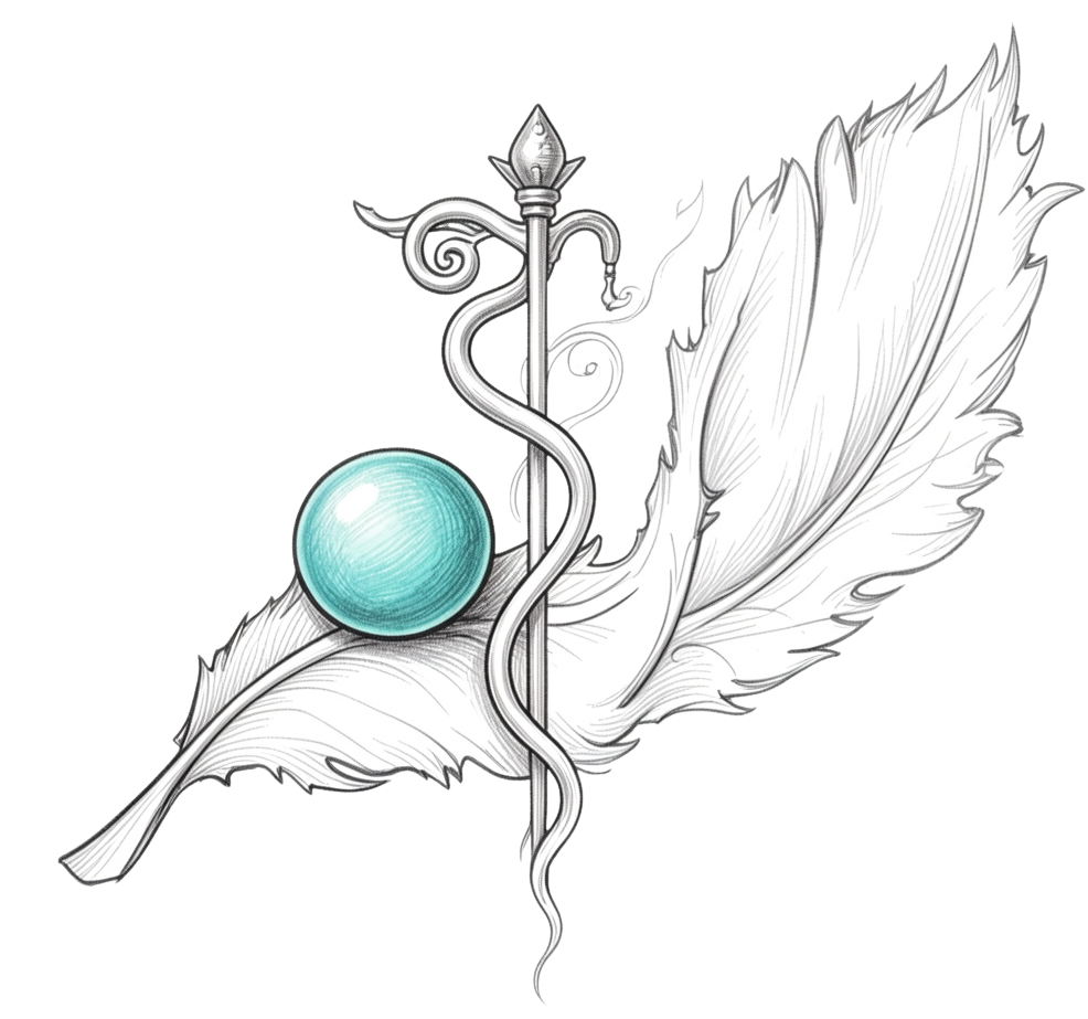 logo Plume+caducée_Trans2